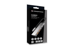 CONCEPTRONIC 4-1 Dock USB-C->2xUSB-C/2xUSB-A/100WPD 25cm gr