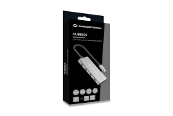 CONCEPTRONIC 4-1 Dock USB-C->3xUSB-C/100WPD 25cm gr