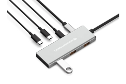 CONCEPTRONIC 7-1 Dock USB-C->3xUSB-C/3xUSB-A/+ 25cm gr
