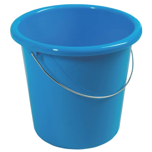 Eimer - Plastik, rund, 10 Liter, blau