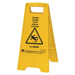 Warnschild Achtung - Gefahrenhinweis Rutschgefahr