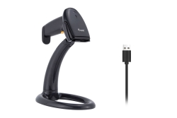 Equip 1D-Barcodescanner USB+Halter schwarz
