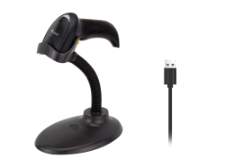 Equip 2D-Barcodescanner Laser USB+Halter schwarz