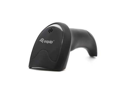 Equip 1D-Barcodescanner Laser USB+Halter schwarz