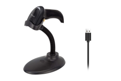 Equip 1D-Barcodescanner Laser USB+Halter schwarz