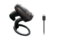 Equip 1D-Barcodescanner Laser Wireless/2.4GHz+Halter schwarz