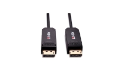 LINDY 15m Fibre Optic Hybrid DisplayPort 2.0 UHBR10 Kabel