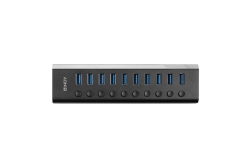 LINDY 10 Port USB 3.0 Hub mit Ein-/Ausschaltern