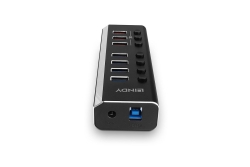 LINDY 4 Port USB 3.0 Hub mit 3 Schnellladeports