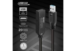 LINDY USB 3.0 Aktivverlängerung Typ A an C 20m