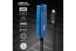 LINDY USB 3.2 Gen 1 C/A Aktivverlängerung Pro 5m