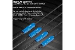 LINDY USB 3.2 Gen 1 C/A Aktivverlängerung Pro 5m