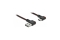 DELOCK USB-A 2.0 Stecker < USB-C Stecker gewinkelt 0,2m SW