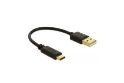 DELOCK USB Ladekabel Typ-A zu USB Type-C 15 cm