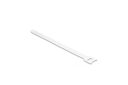 DELOCK Klett-Kabelbinder L 200 x B 12 mm weiß 10...