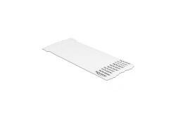 DELOCK Klett-Kabelbinder L 200 x B 12 mm weiß 10 Stück