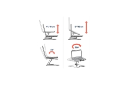 Ergotron Neo-Flex Notebookhalterung mit Lift-Standfuß