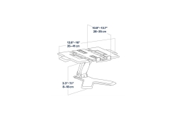 Ergotron Neo-Flex Notebookhalterung mit Lift-Standfuß
