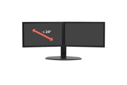 Ergotron Neo-Flex Standfuß-2-Monitore-24 Höhenverstellbar