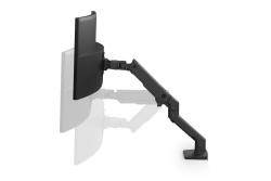 Ergotron Tischhalter HX UWMonitor -49-19kg -SW -1800R Wölb.
