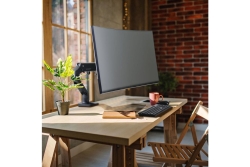 Ergotron Tischhalter HX UWMonitor -49-19kg -SW -1800R Wölb.