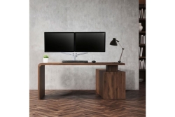 Ergotron Tischhalter LX 2-Monitore-27-18kg -WS -Höhenverst.