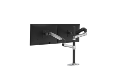 Ergotron Tischhalter LX 2-Monitore-40-18kg -ALU-