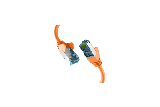 EFB RJ45 Patchkabel mit Cat7 Rohkabel 25.00m orange