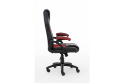 Raptor Gaming Stuhl GS-40 PU + Fabric schwarz/rot
