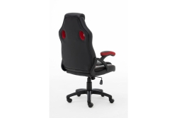 Raptor Gaming Stuhl GS-40 PU + Fabric schwarz/rot