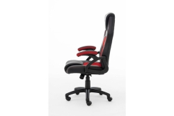 Raptor Gaming Stuhl GS-40 PU + Fabric schwarz/rot