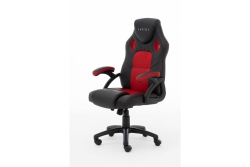 Raptor Gaming Stuhl GS-40 PU + Fabric schwarz/rot