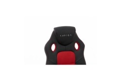 Raptor Gaming Stuhl GS-40 PU + Fabric schwarz/rot