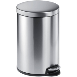 Treteimer, Edelstahl, rund, 455 x 360 mm x Ø 292...