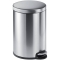 Treteimer, Edelstahl, rund, 455 x 360 mm x Ø 292 mm, 20 l, metallic silber