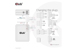 Club3D Ladegerät 3xUSB Typ C, 1xUSB Typ A, PD 140W, GaN retail