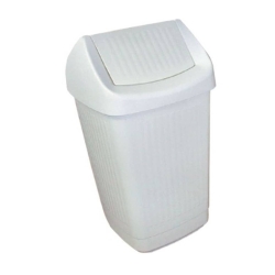 Schwingdeckeleimer - 50 L, weiß