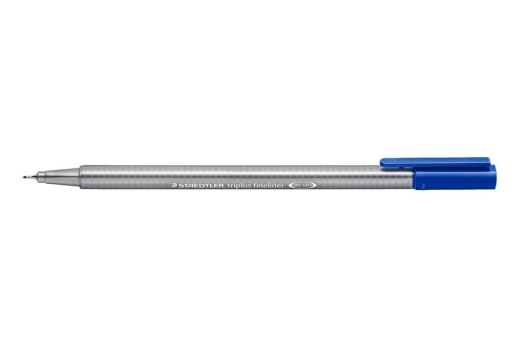 STAEDTLER Fineliner triplus blau 4er-Set retail