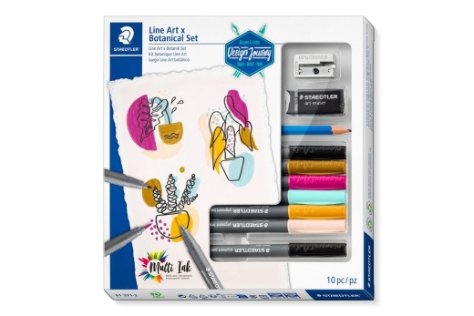 STAEDTLER Design Journey LineArt & Botanical Set 10-teilig retail