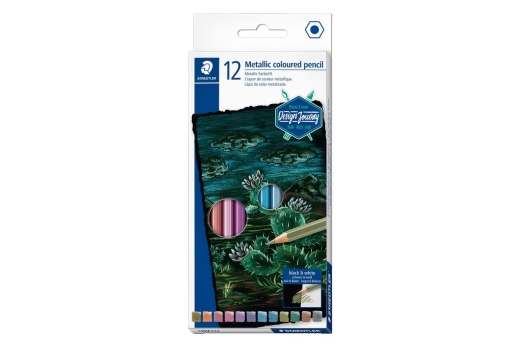 STAEDTLER Design Journey Buntstifte metallic 12-Set FSC retail
