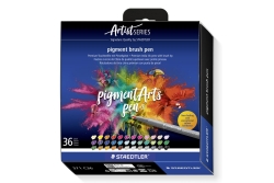 STAEDTLER MultiInk Pigment Arts brush pen 36er-Set sort....
