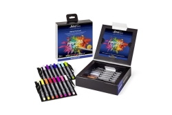 STAEDTLER MultiInk Pigment Arts brush pen 24er-Set sort....