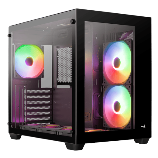 AeroCool Geh Midi Dryft MicroATX/ATX/MiniITX ARGB (black)
