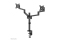 Neomounts TIS 17-27 2TFT 3Gelenk schw. Max.8KG