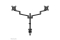 Neomounts TIS 17-27 2TFT 3Gelenk schw. Max.8KG