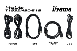 IIYAMA 38.0cm (15) T1532MSC-B1S 4:3 M-Touch HDMI+DP TN retail