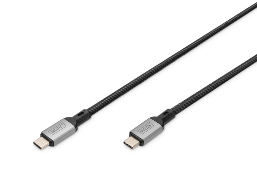 DIGITUS Anschlusskabel USB4.0/C -> C 40Gbit/s 1m schwarz