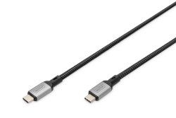 DIGITUS Anschlusskabel USB4.0/C -> C 40Gbit/s 1m schwarz