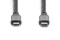 DIGITUS Anschlusskabel USB4.0/C -> C 40Gbit/s 1m schwarz