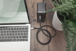 DIGITUS Anschlusskabel USB4.0/C -> C 20Gbit/s 3m schwarz